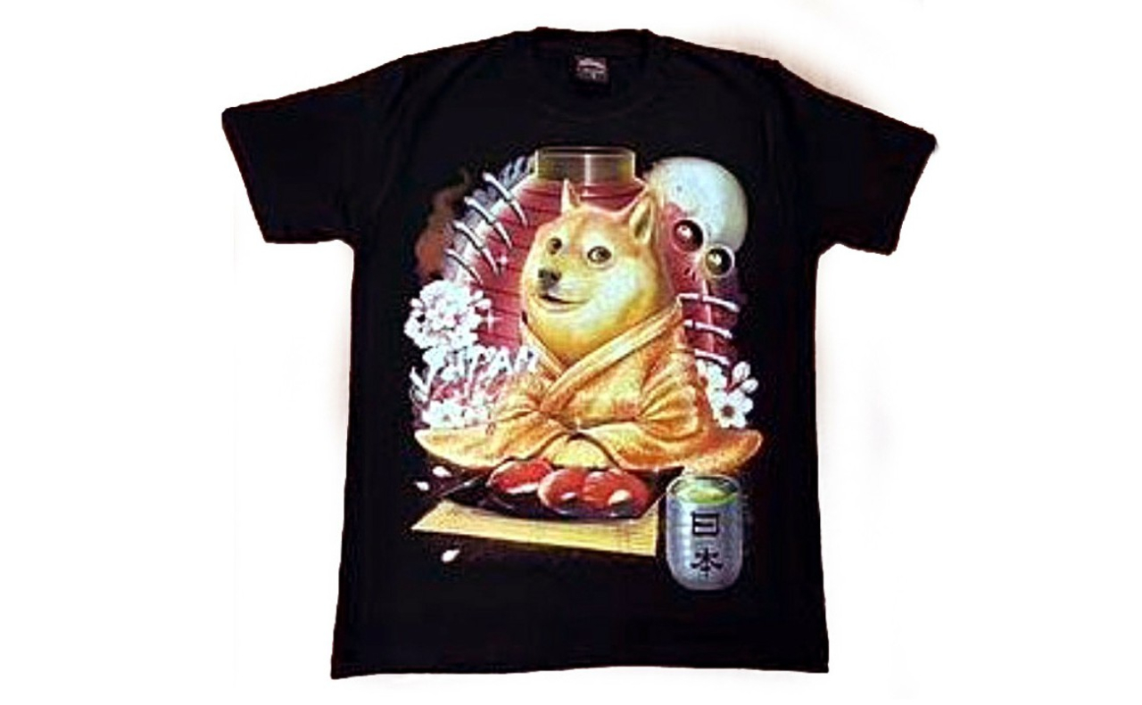 和柄 猫・犬Tシャツ（提灯ドクロ 犬）