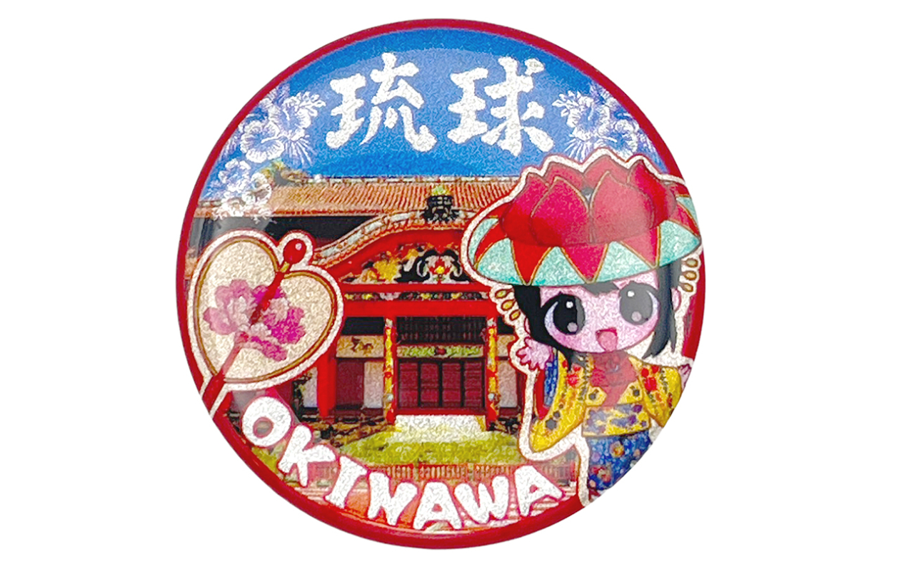 缶バッチ（首里城）