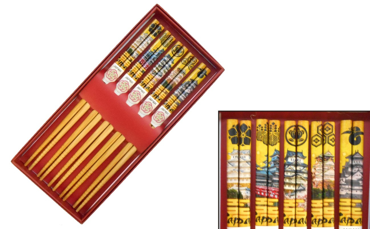 箸5本セット（名城金シリーズ）