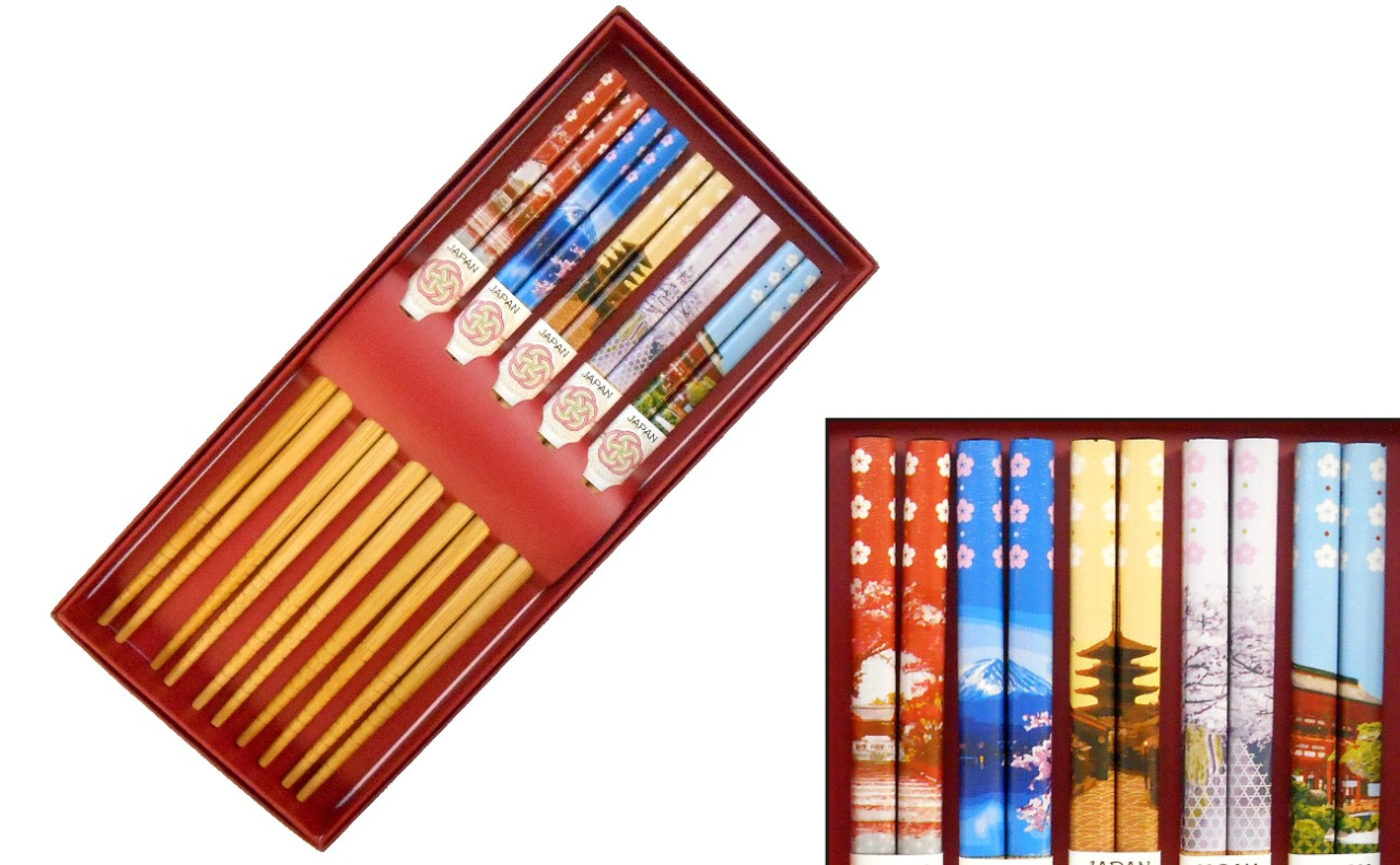 箸5本セット（風景シリーズ）
