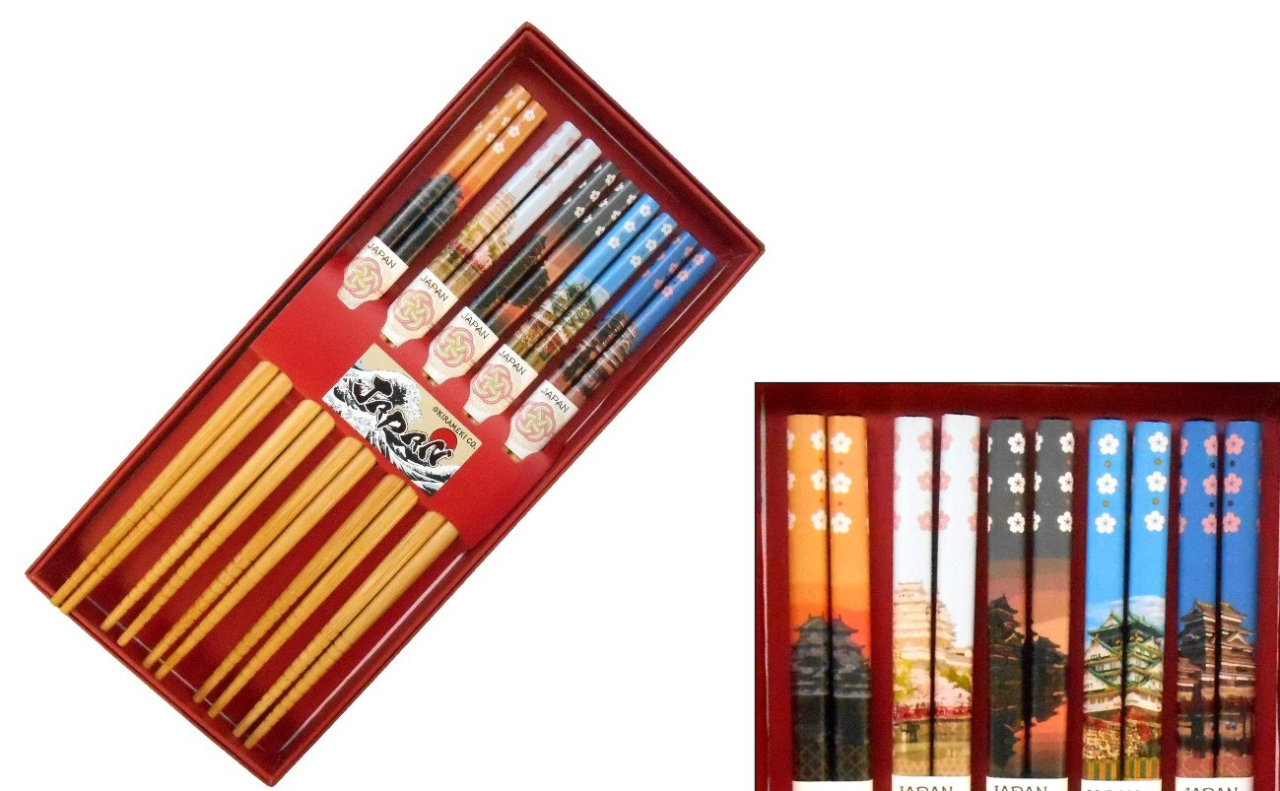 箸5本セット（名城シリーズ）