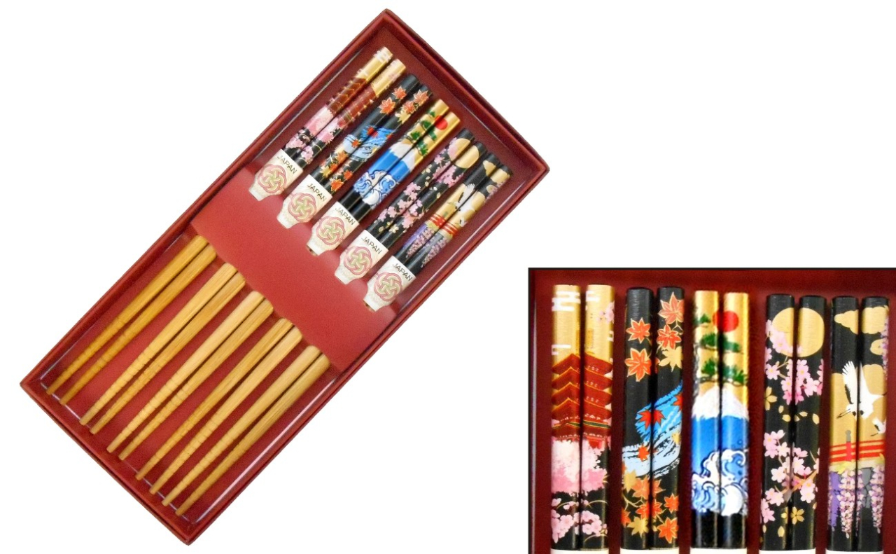 箸5本セット（花鳥風月）