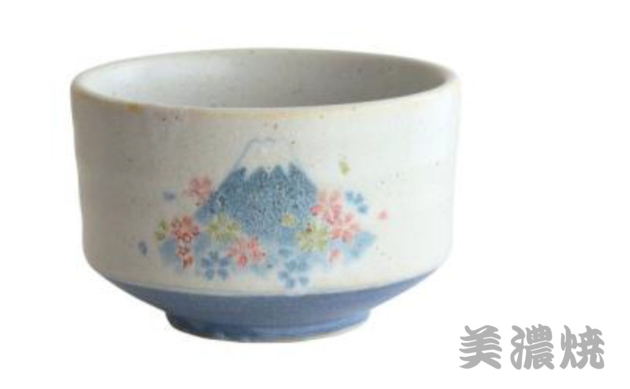 抹茶碗（桜富士）