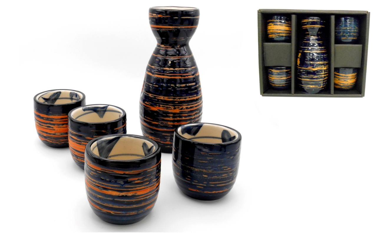 陶器徳利セット 黒