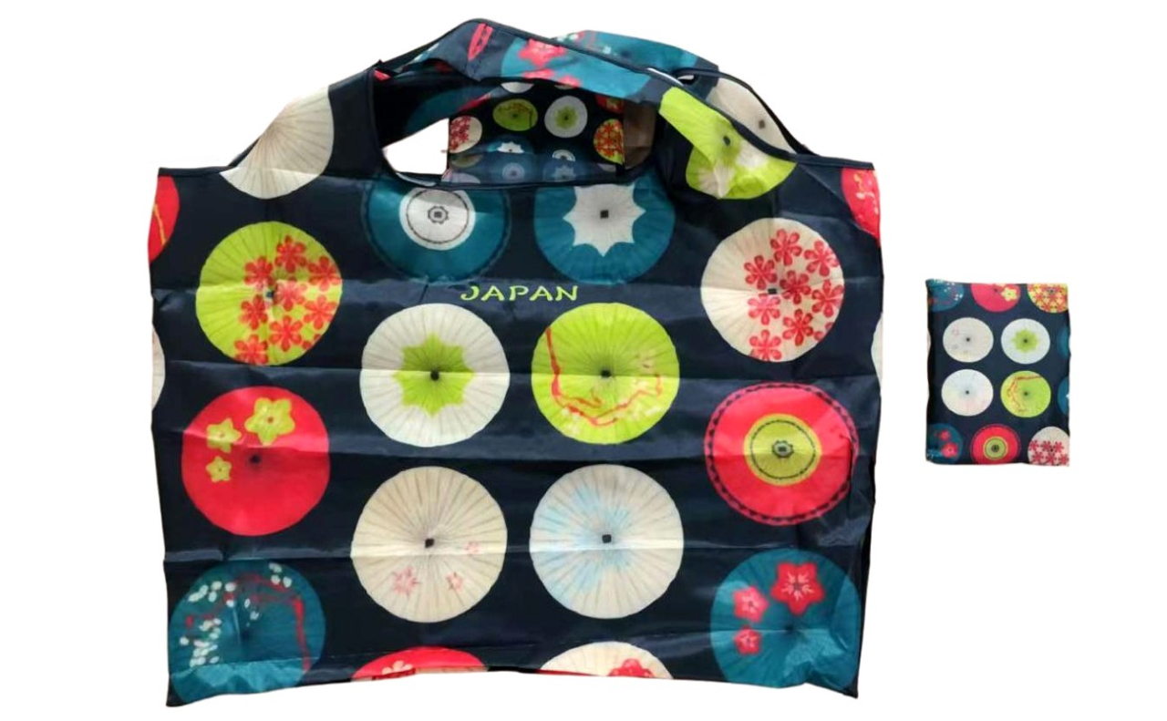エコバッグ大（和傘パターン）