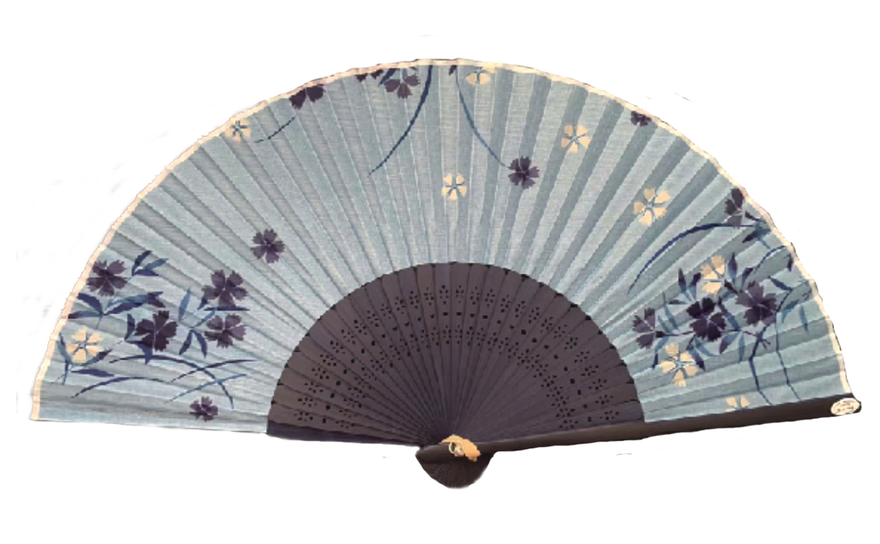 扇子（青藍）
