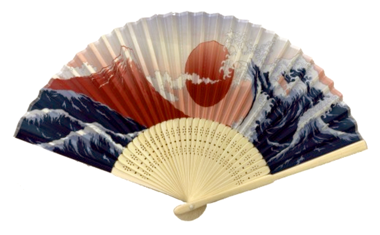 扇子（紅波）
