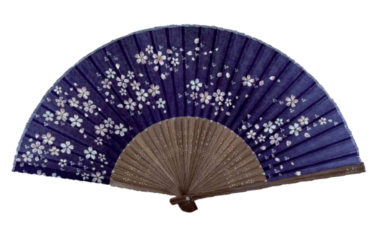 扇子（星桜夜空）
