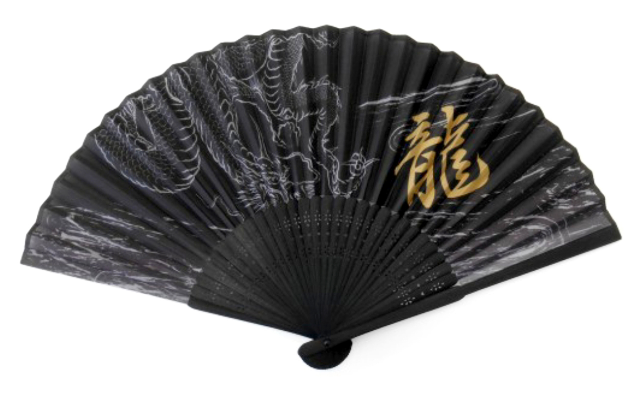 扇子（黒龍）