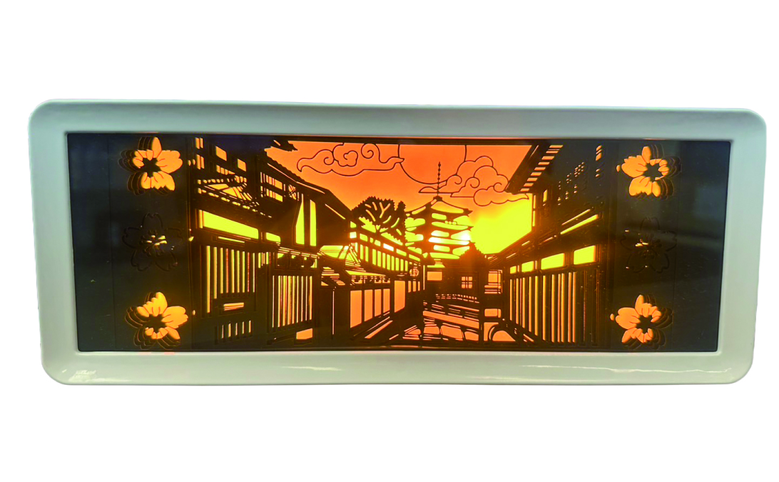 京都祇園シルエット
