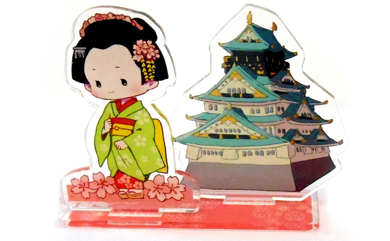 アクリルスタンド（JAPAN舞妓とお城）