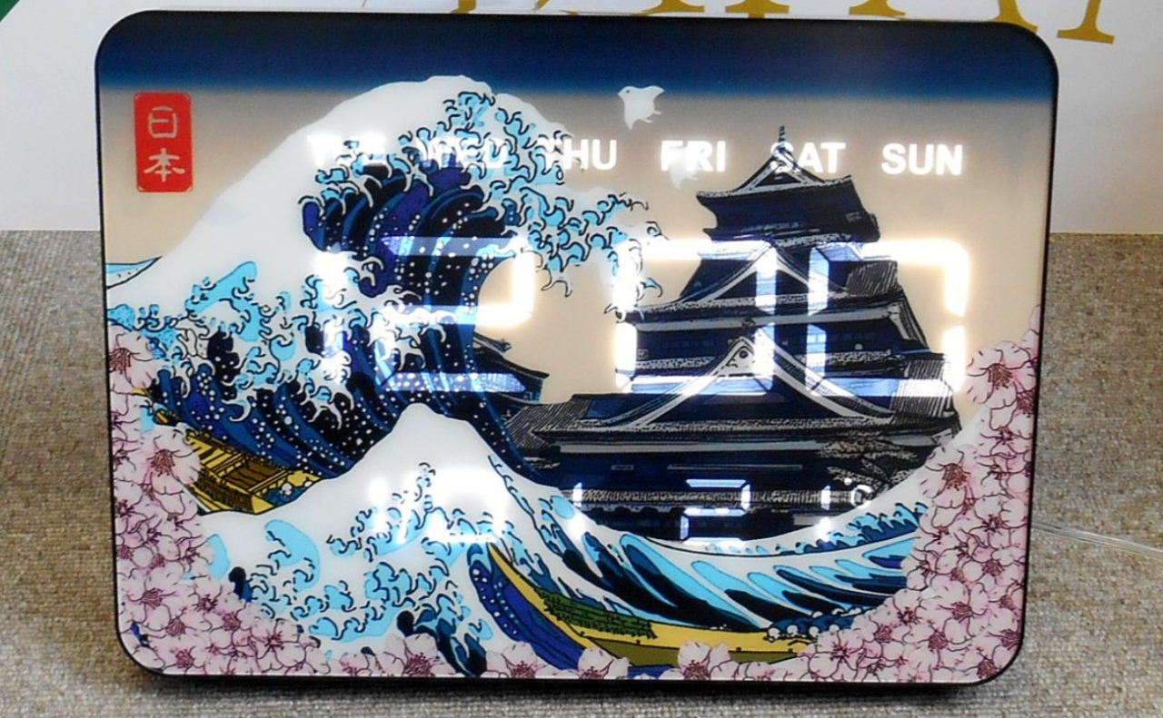 LED時計（浮世絵JAPAN）