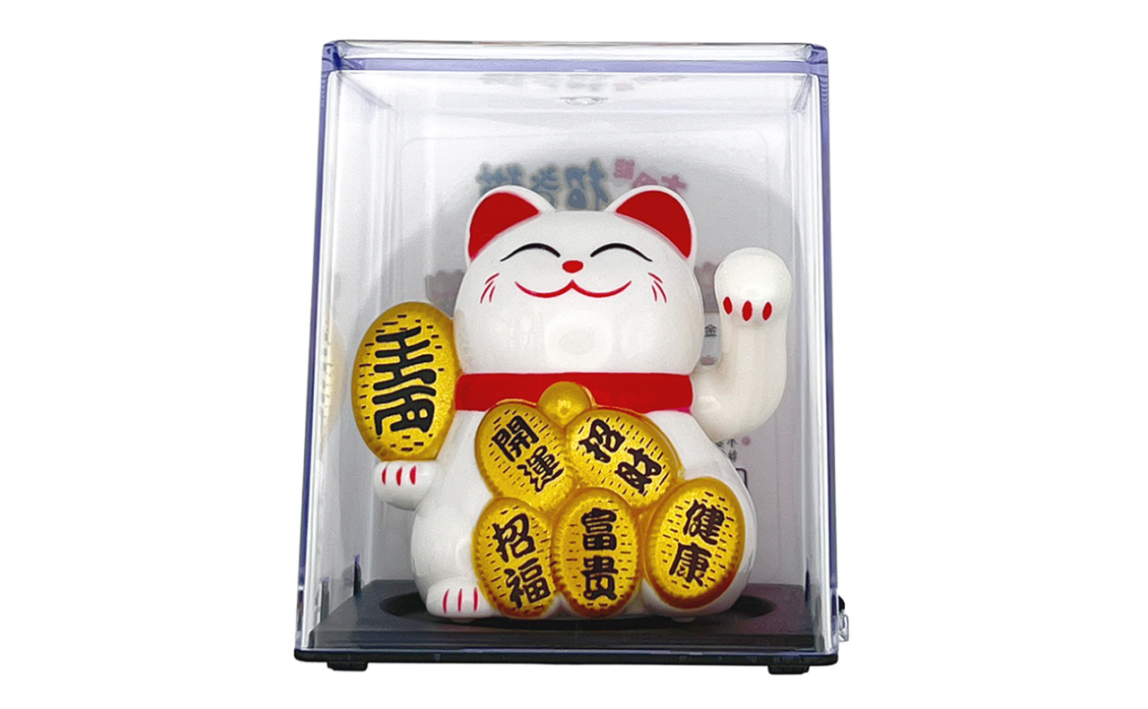 ソーラー招き猫　小判