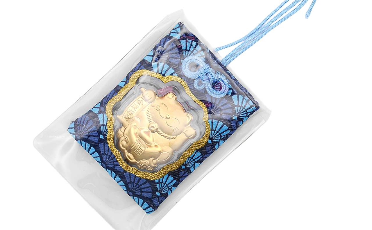 必勝　招き猫お守り