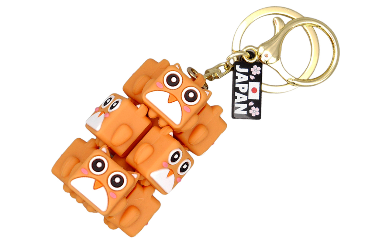 柴犬ブロックキーホルダー