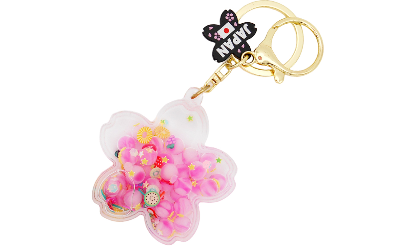 桜シェイカーキーホルダー