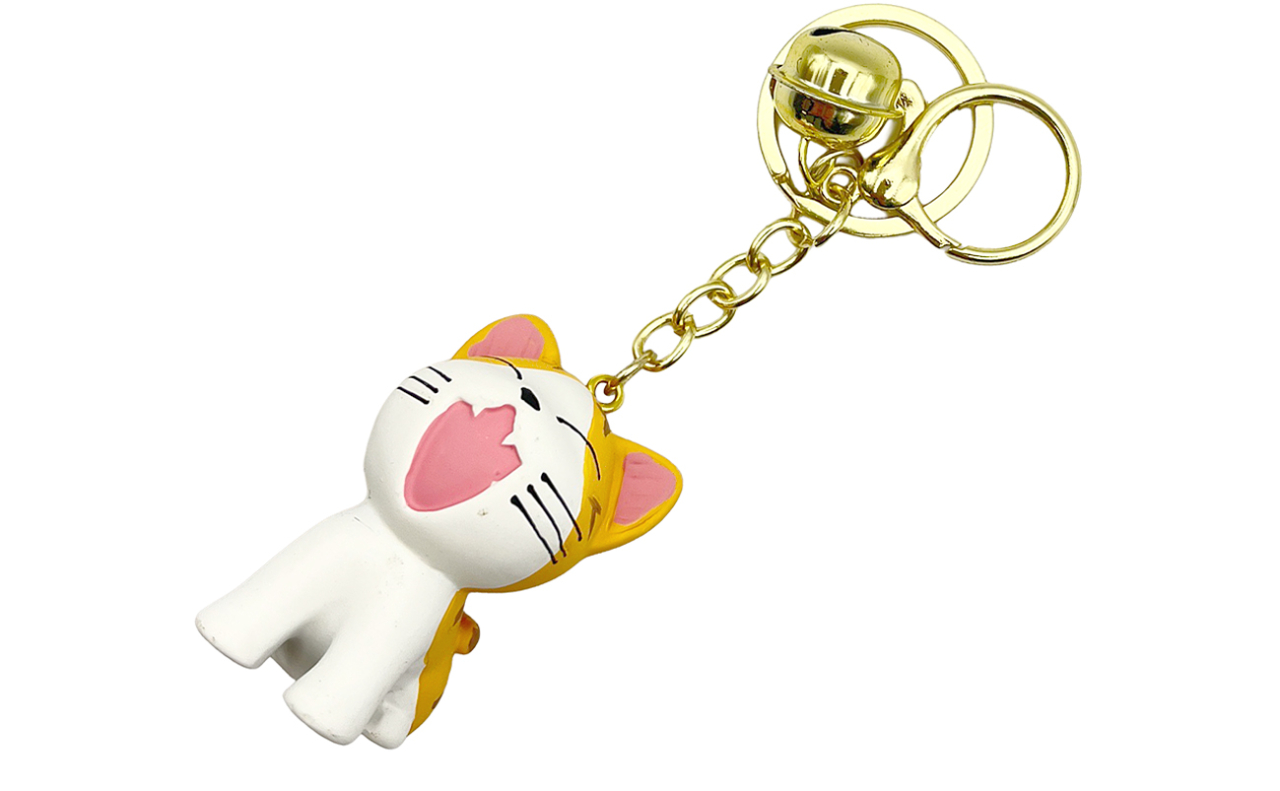 猫ちゃんフィギュアキーホルダー