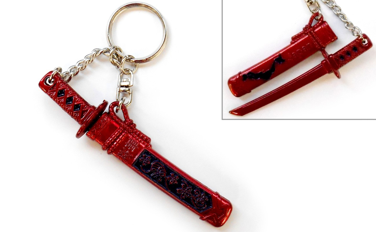 メタルキーホルダー無双（赤）