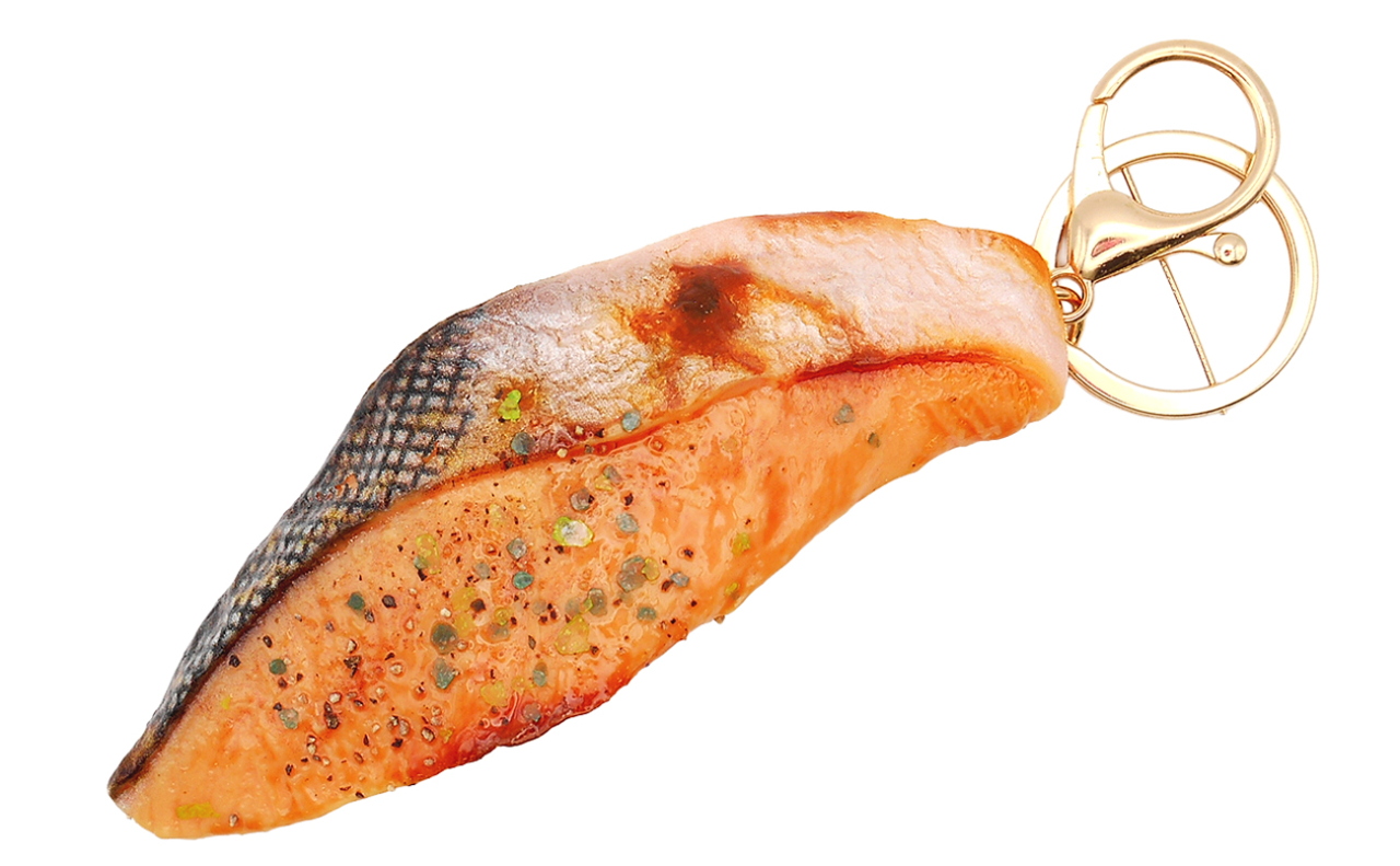 寿司キーホルダー（炙りサーモン）