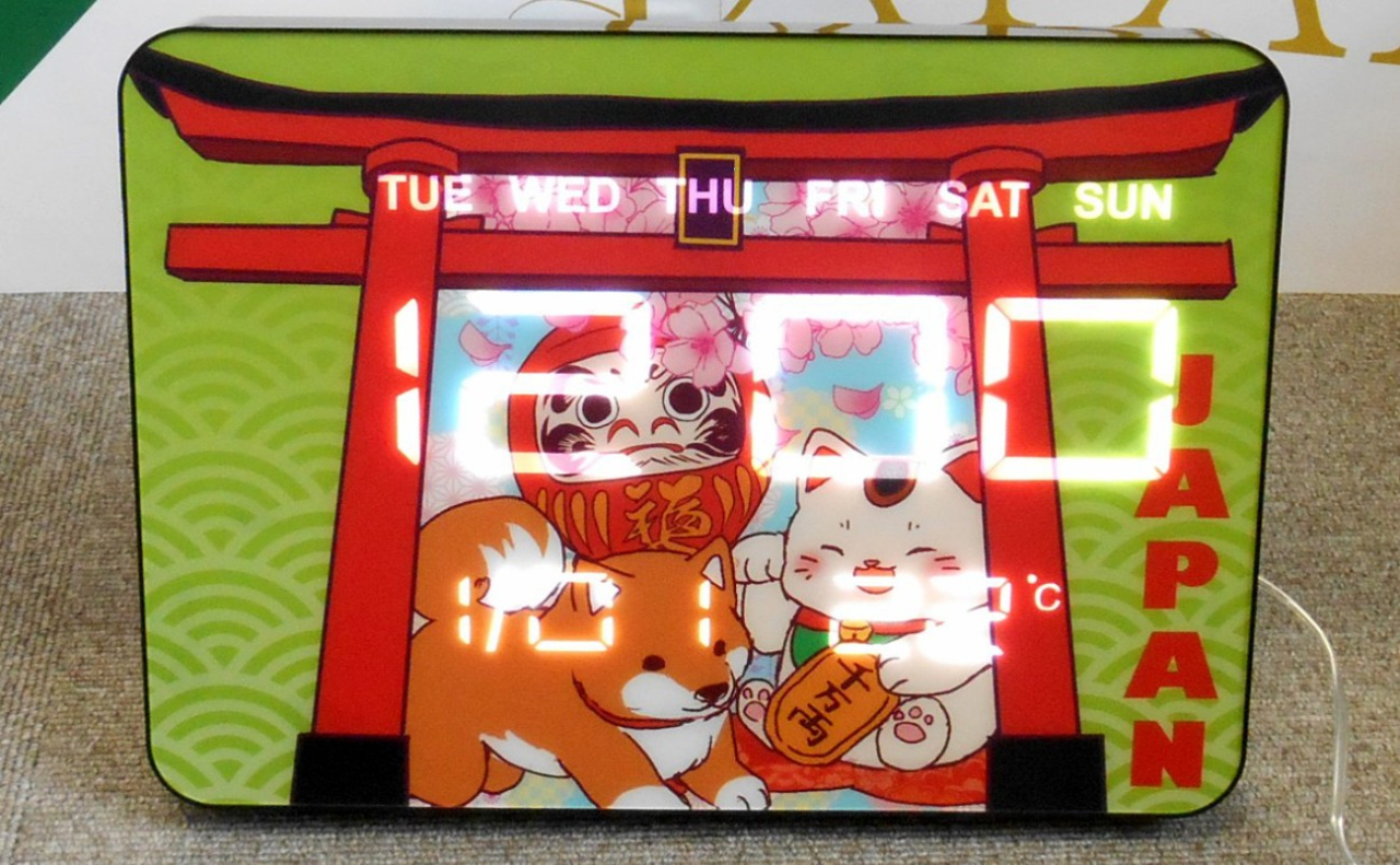 LED時計（鳥居JAPAN）