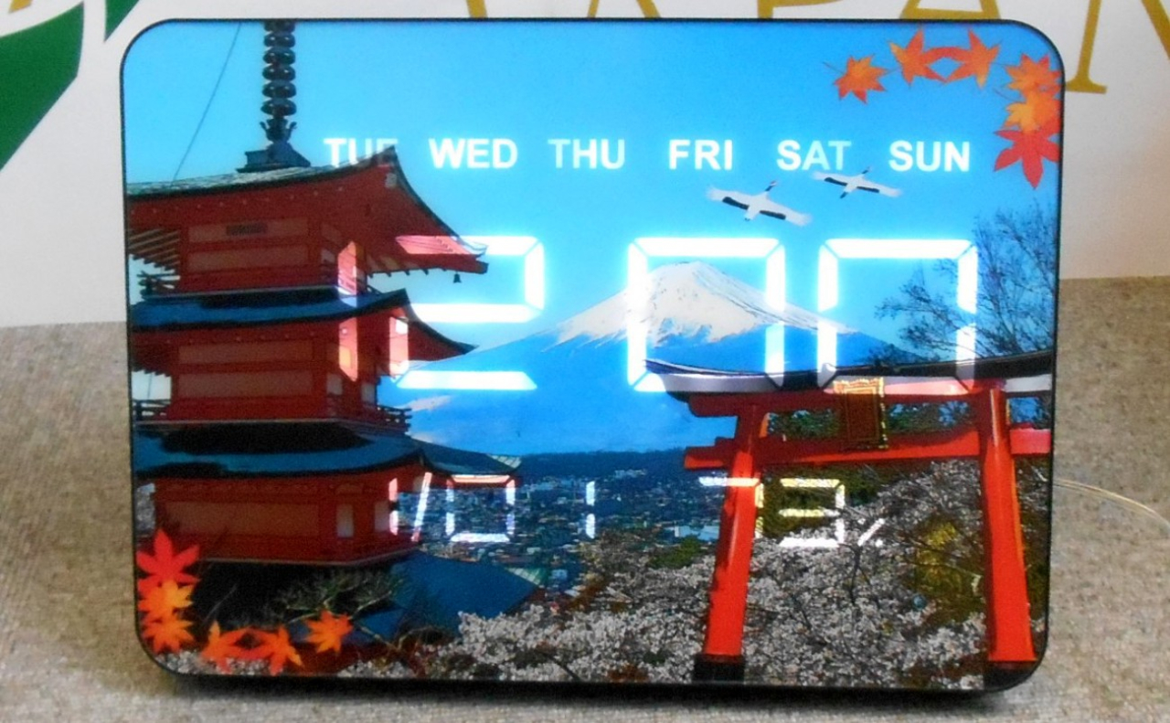 LED時計（JAPAN風景）