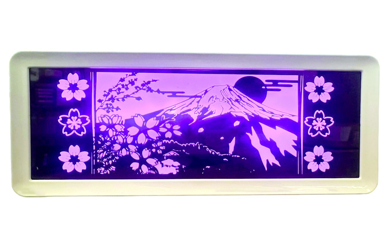 LEDボックスライト（桜富士）