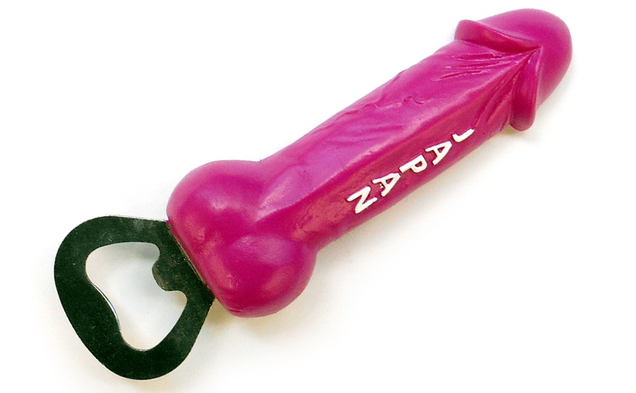 チン栓抜きマグネット（ピンク）