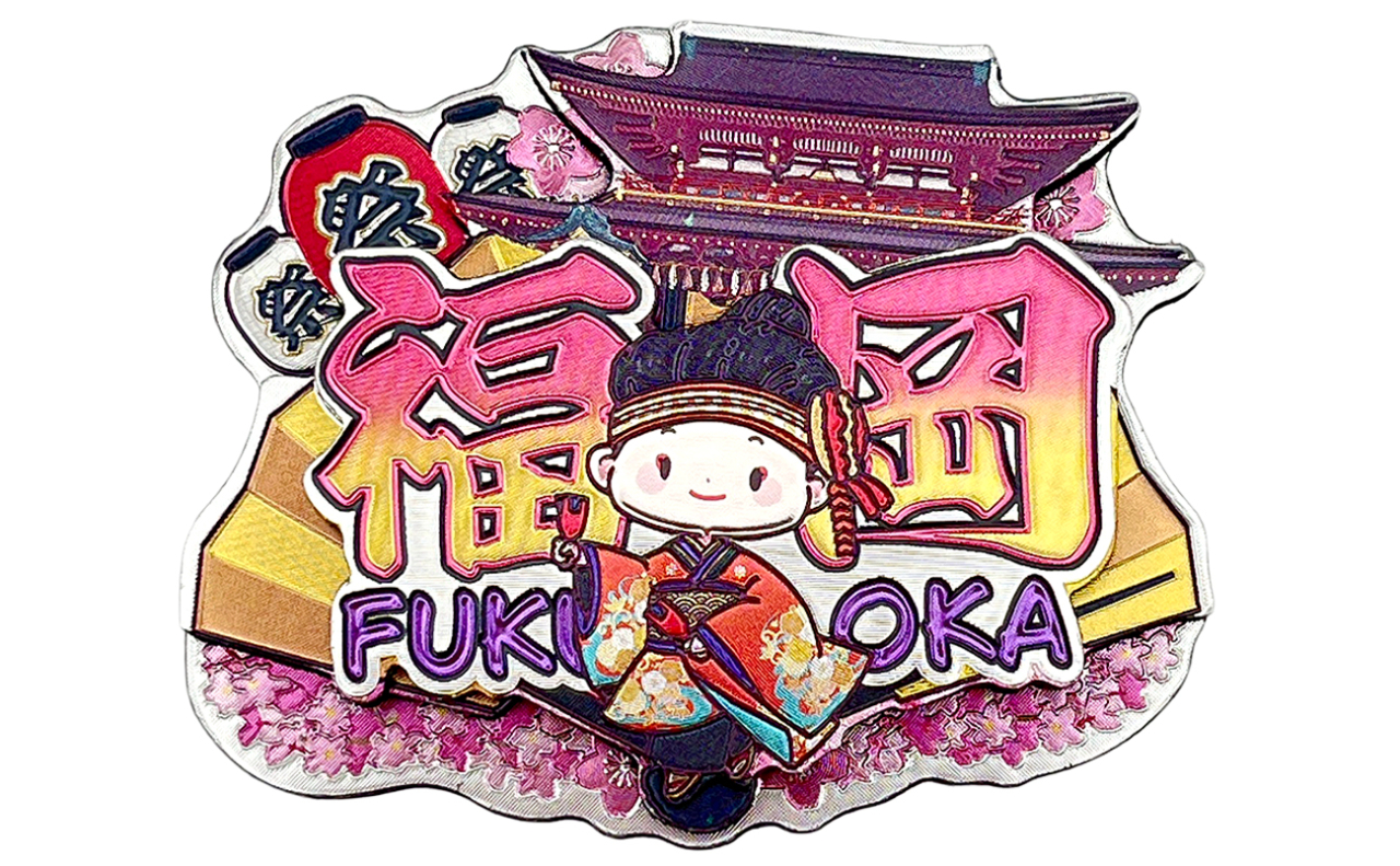 ラバーエッジングマグネット（福岡よさこい祭）