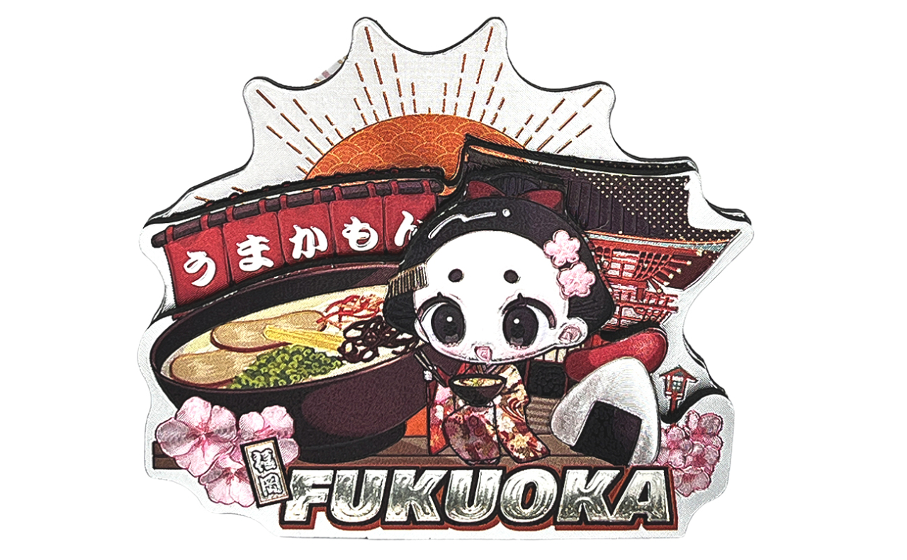 ラバーエッジングマグネット（福岡うまいもん）