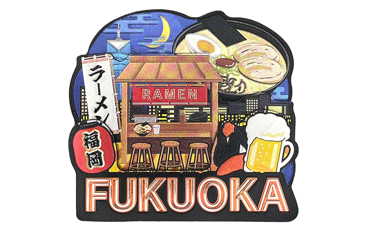 ラバーエッジングマグネット（FUKUOKA屋台うまかもん）