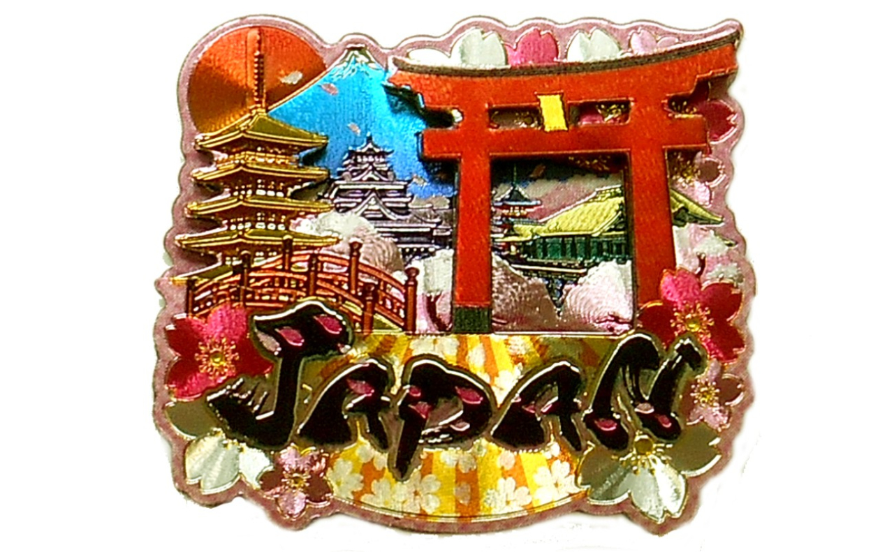 ラバーエッジングマグネット（花景色JAPAN）