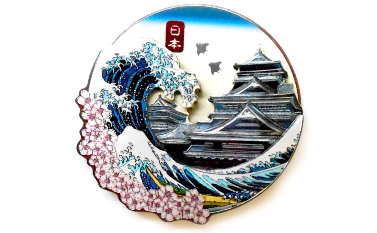 ラバーエッジングマグネット（浮世絵JAPAN）