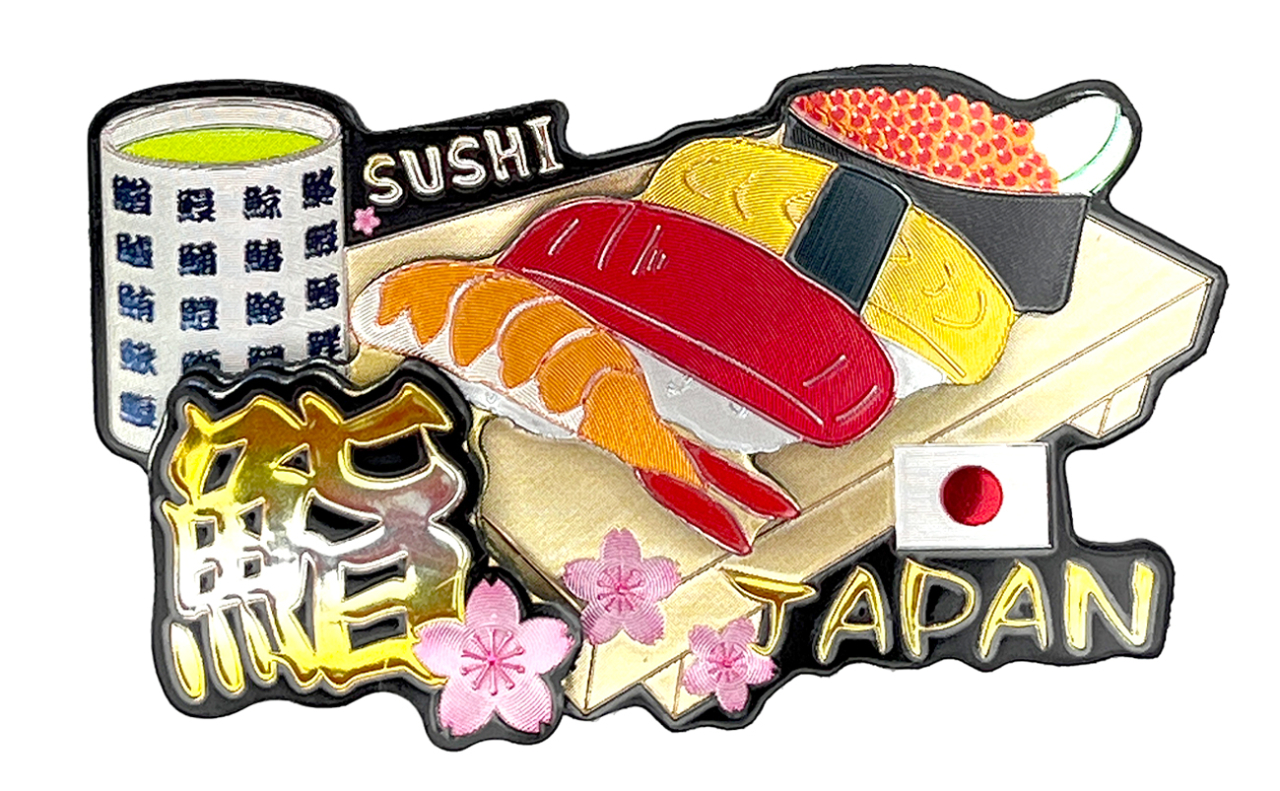 ラバーエッジングマグネット（JAPAN寿司）