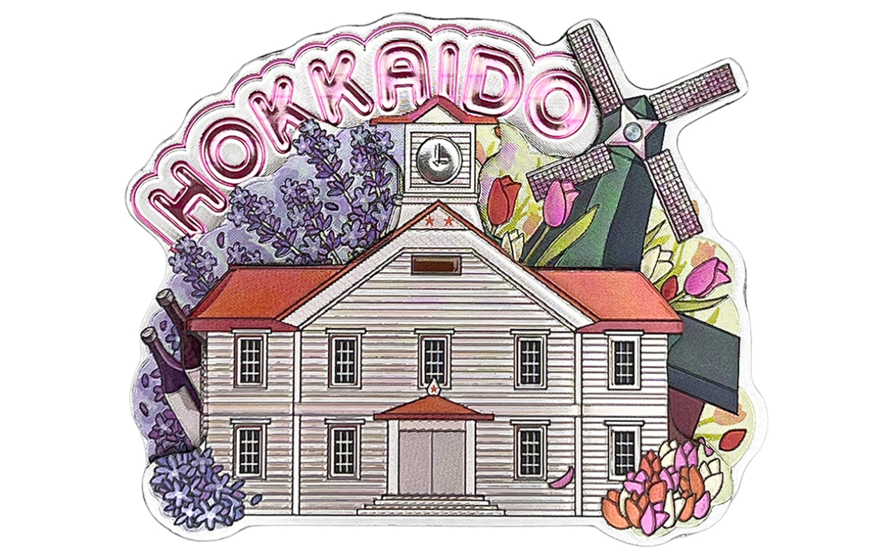 ラバーエッジングマグネット（北海道自然）