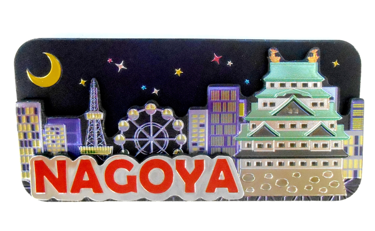 ラバーエッジングマグネット（名古屋夜景）