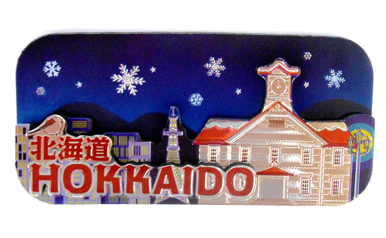 ラバーエッジングマグネット（北海道夜景）