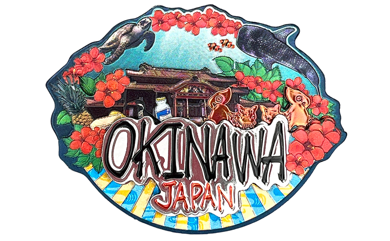 ラバーエッジングマグネット（花景色OKINAWA）