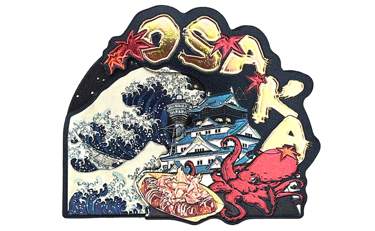 ラバーエッジングマグネット（大阪浪裏シック）