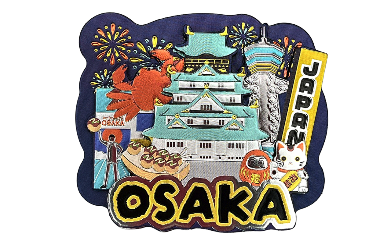 ラバーエッジングマグネット（OSAKA夜景）