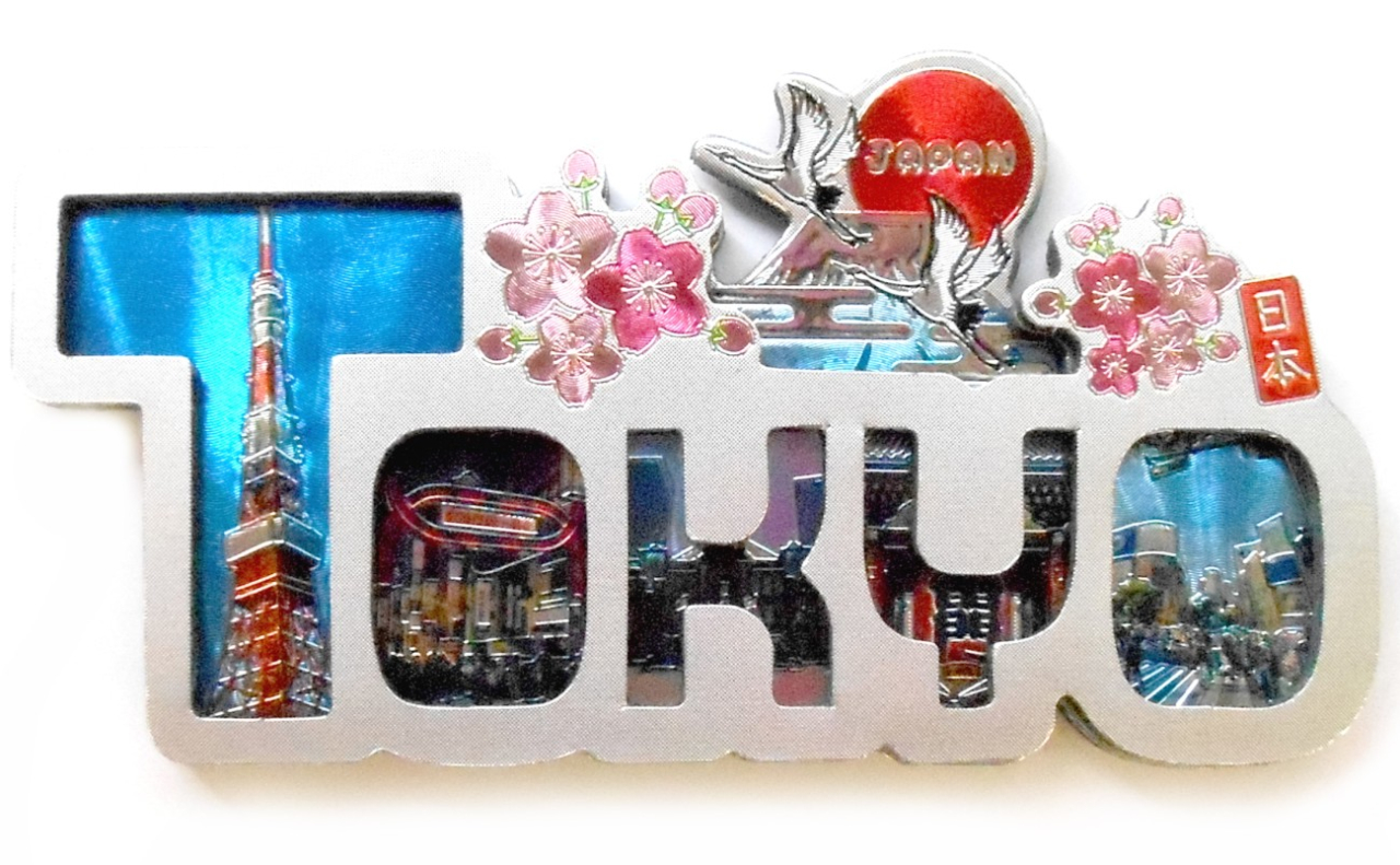 ラバーエッジングマグネット（鶴文字TOKYO）