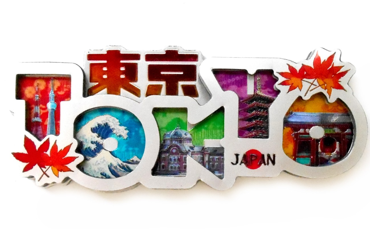 ラバーエッジングマグネット（文字TOKYO）