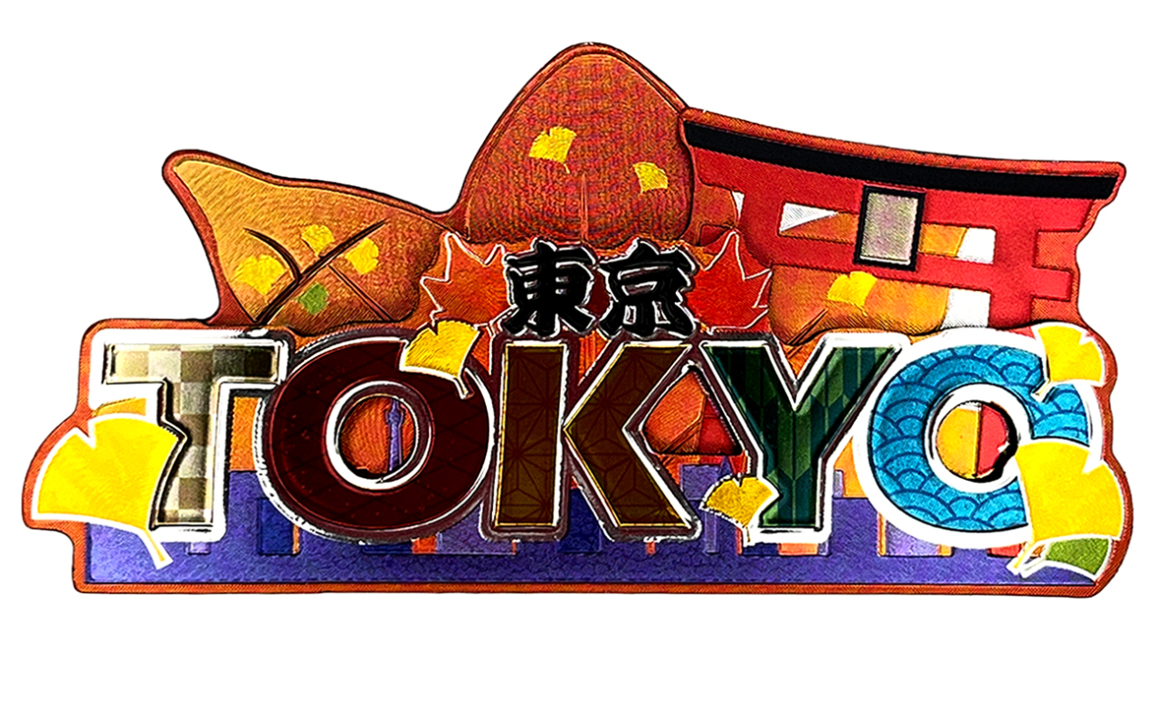 ラバーエッジングマグネット（東京文字 秋）