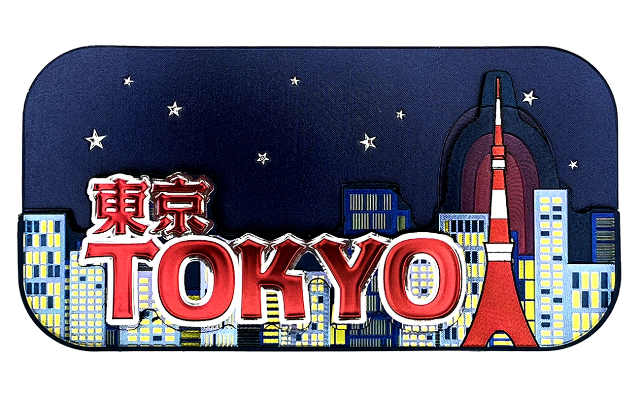 ラバーエッジングマグネット（東京夜景）