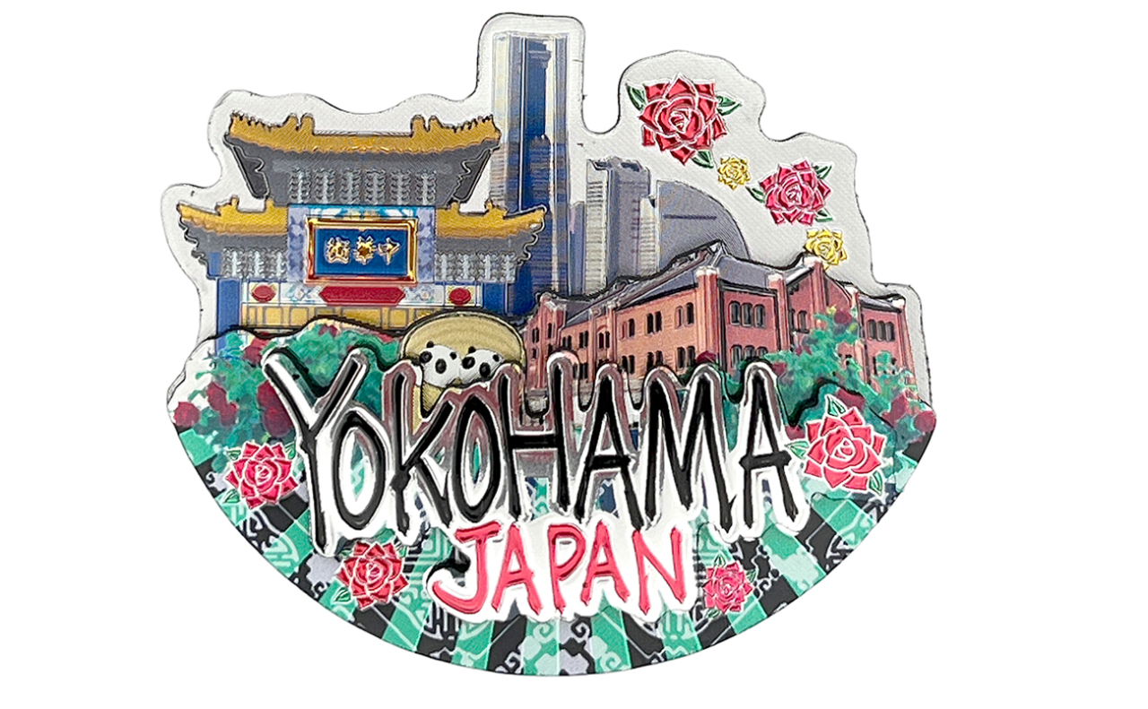 ラバーエッジングマグネット（花景色YOKOHAMA）