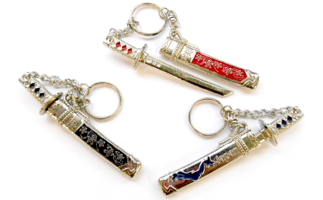 メタルキーホルダー無双（銀）