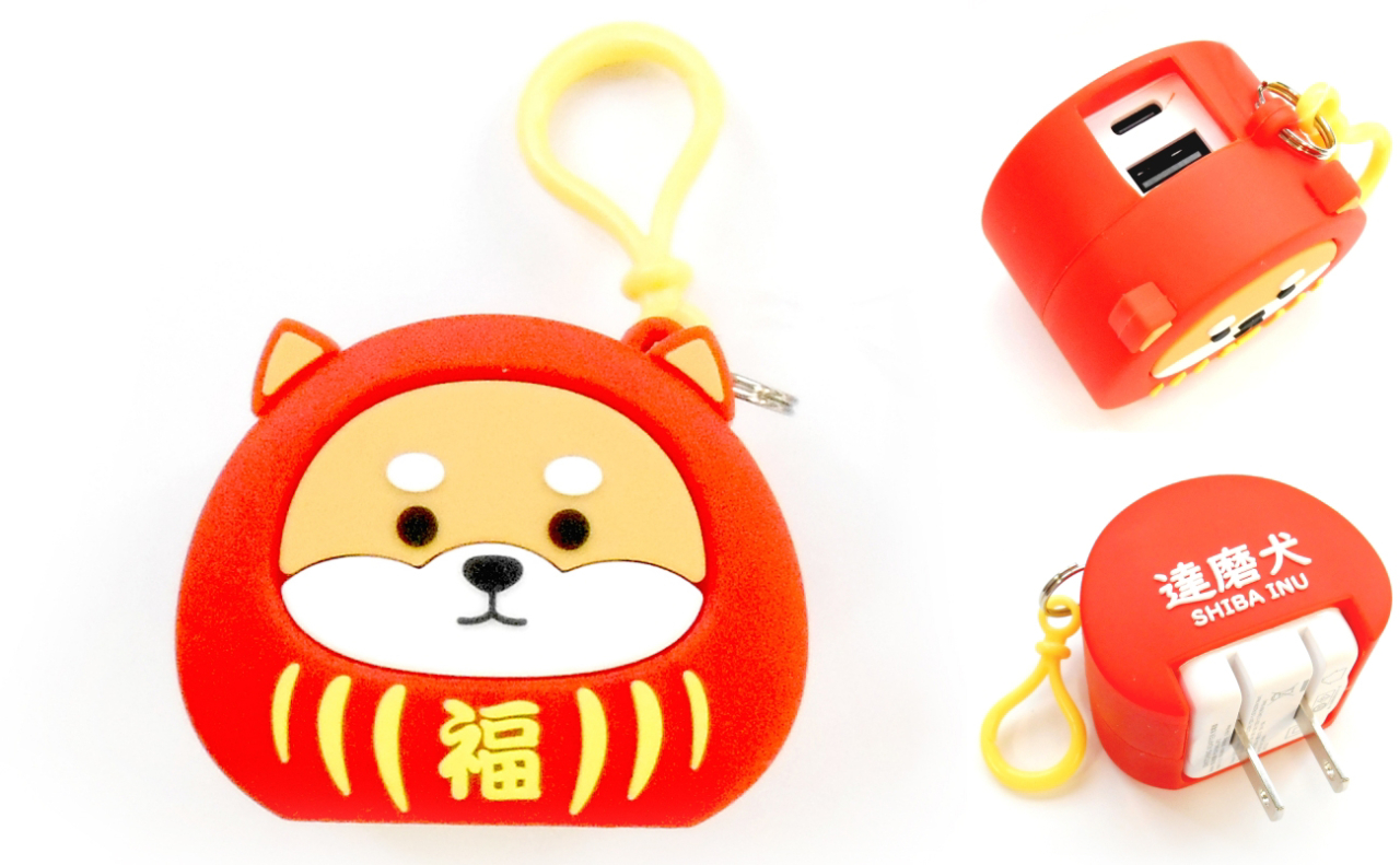 なんでもUSBコンセント（ダルマ柴犬）