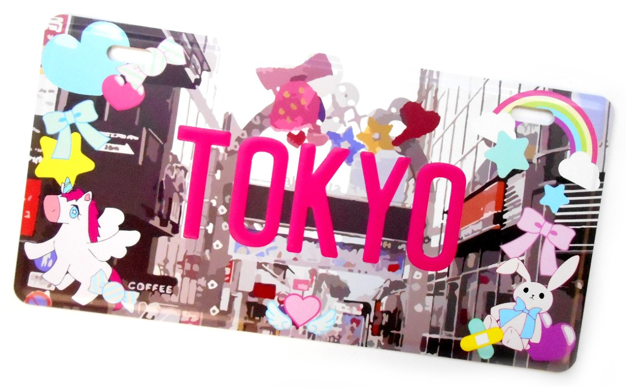 ナンバープレート（TOKYO原宿）