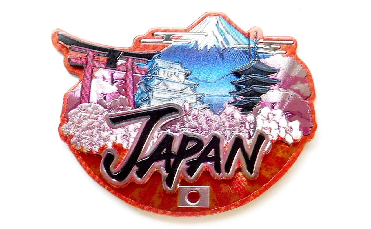 ラバーエッジングマグネット（JAPAN桜花爛漫）