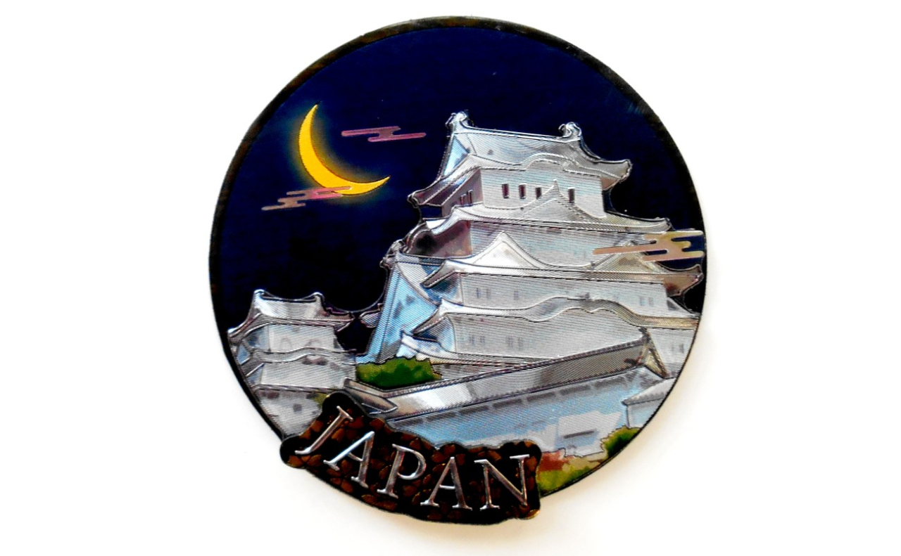 ラバーエッジングマグネット（JAPAN城の夜）