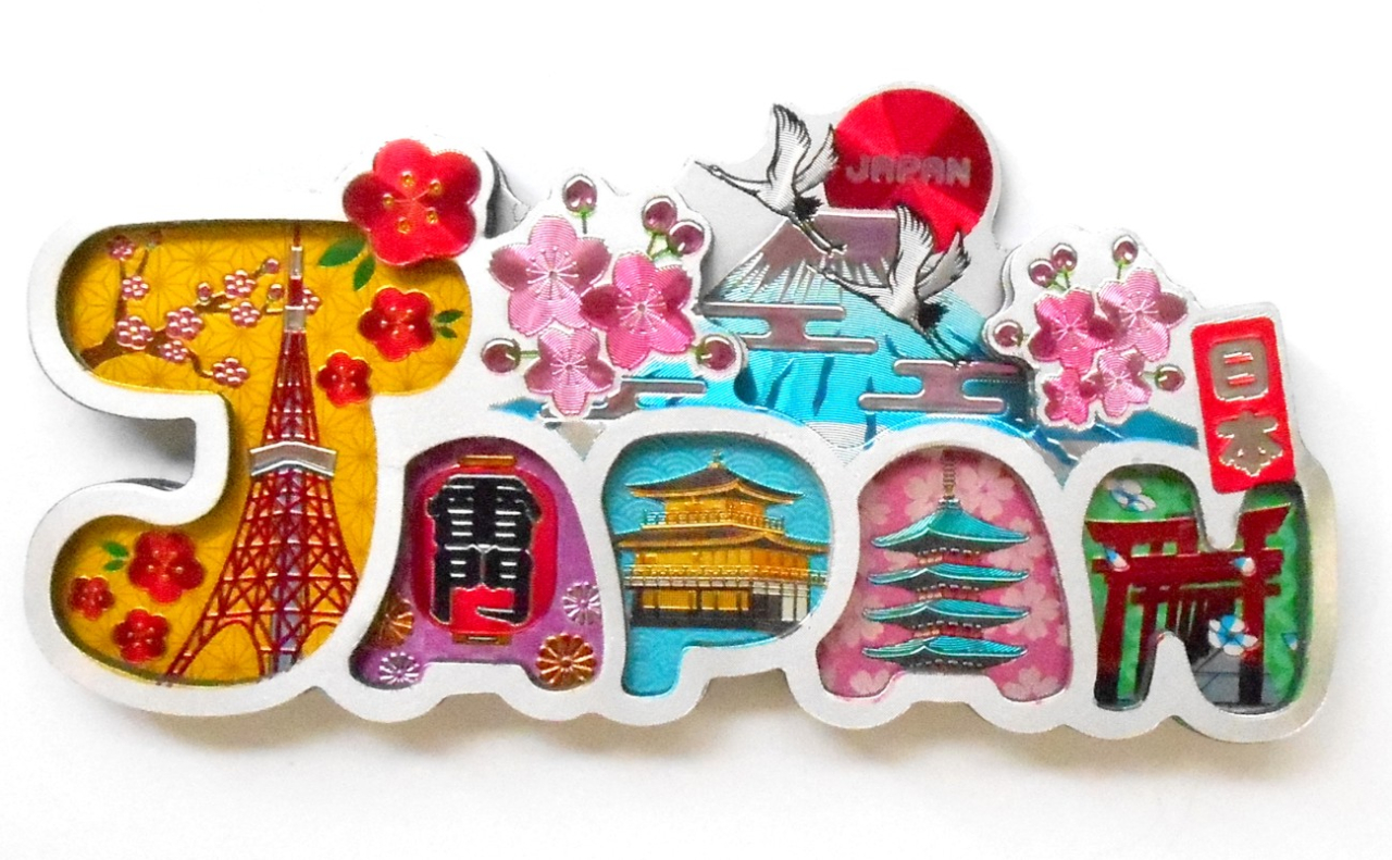 ラバーエッジングマグネット（鶴文字JAPAN）